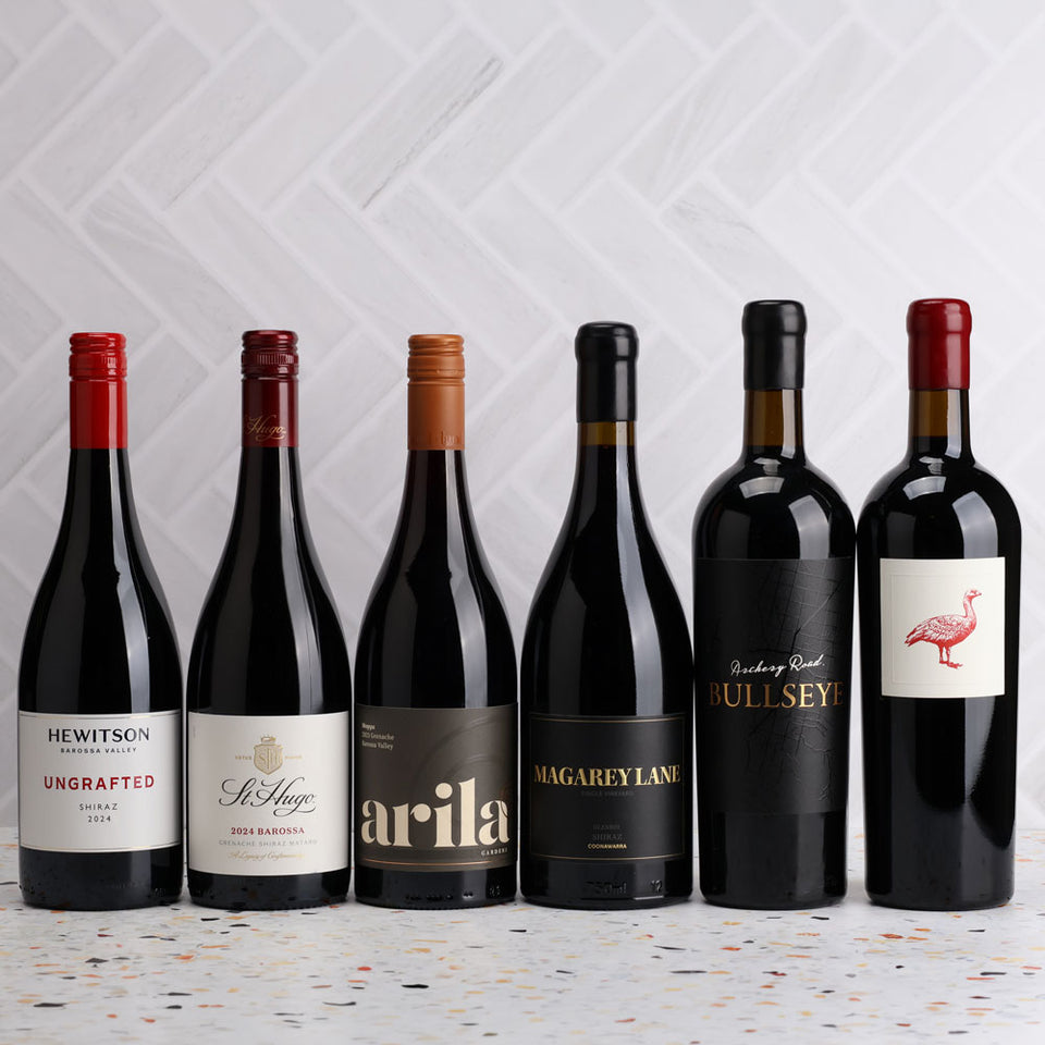 A collection of Our Top Mystery Icon Reds 6 Pack - Revealed! from The Wine Collective