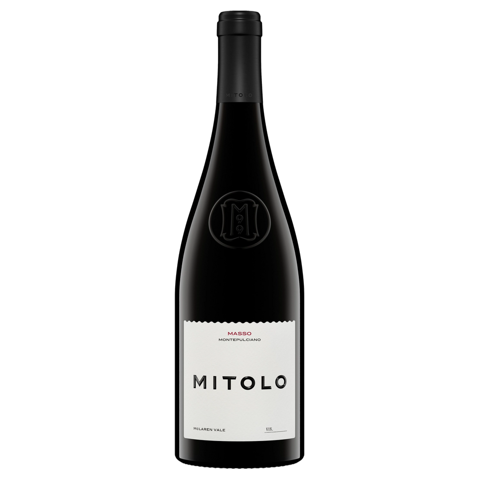 A bottle of Mitolo Masso McLaren Vale Montepulciano 2025 750ml Red Wine
