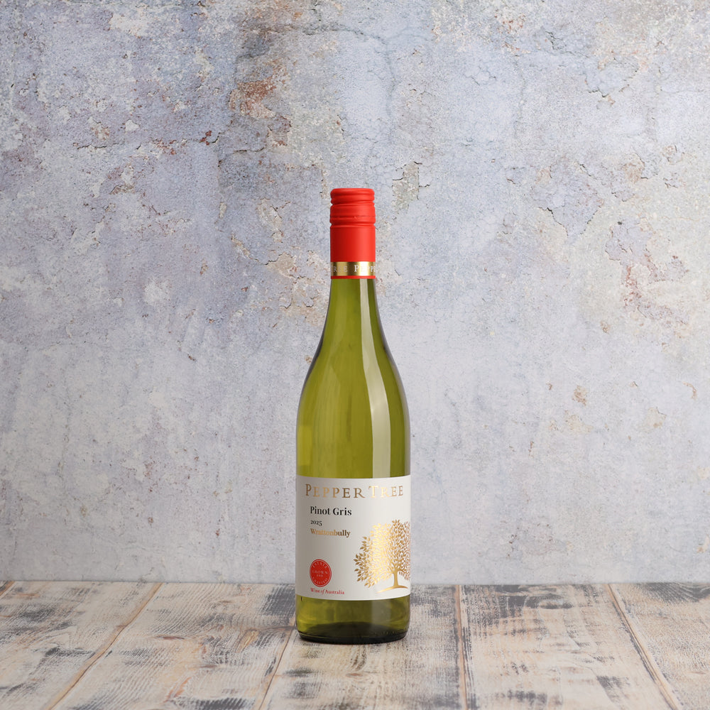 A bottle of Pepper Tree Pinot Gris 2025 750ml White Wine
