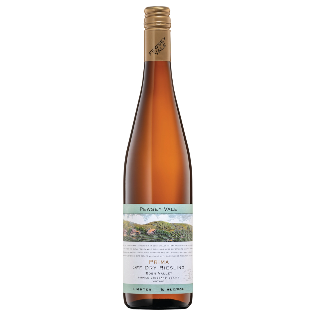 A bottle of Pewsey Vale Vineyard Prima Riesling 2026 750ml White Wine