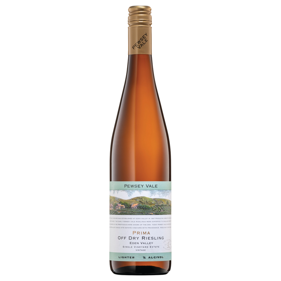 A bottle of Pewsey Vale Vineyard Prima Riesling 2026 750ml White Wine