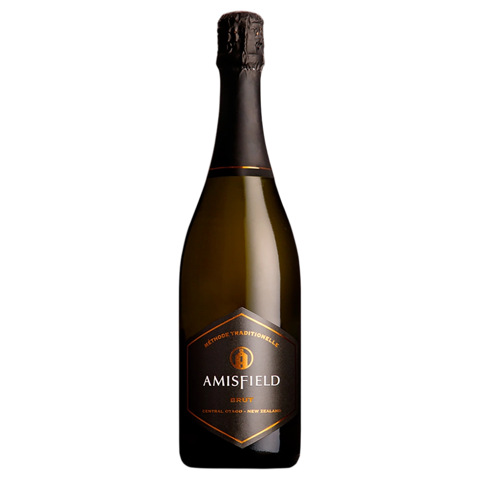 A bottle of Amisfield Brut Methode Traditionelle 2023 750ml Sparkling Wine