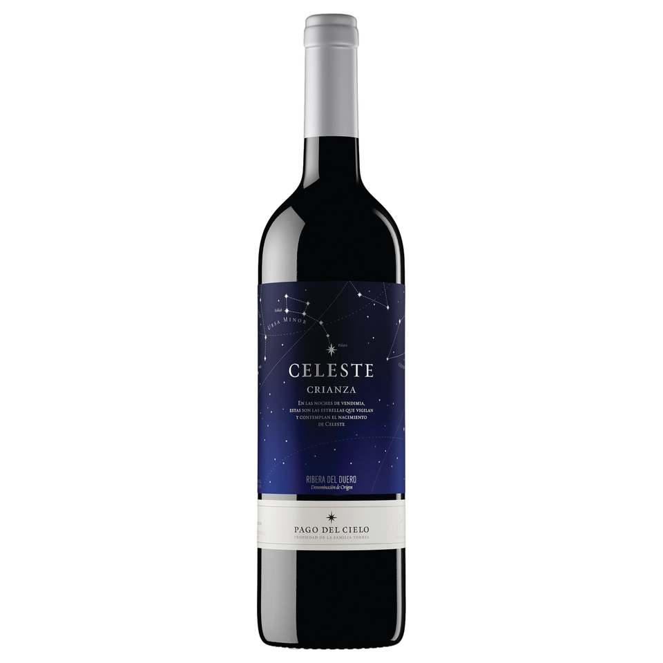 A bottle of Torres Seleccion de Torres Celeste Crianza 2022 750ml Red Wine