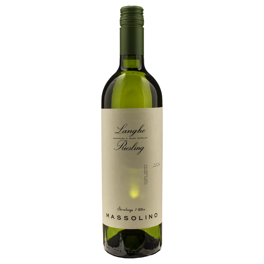 A bottle of Massolino Langhe Riesling 2024 750ml White Wine