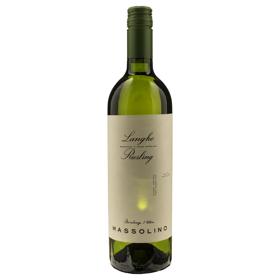 A bottle of Massolino Langhe Riesling 2024 750ml White Wine