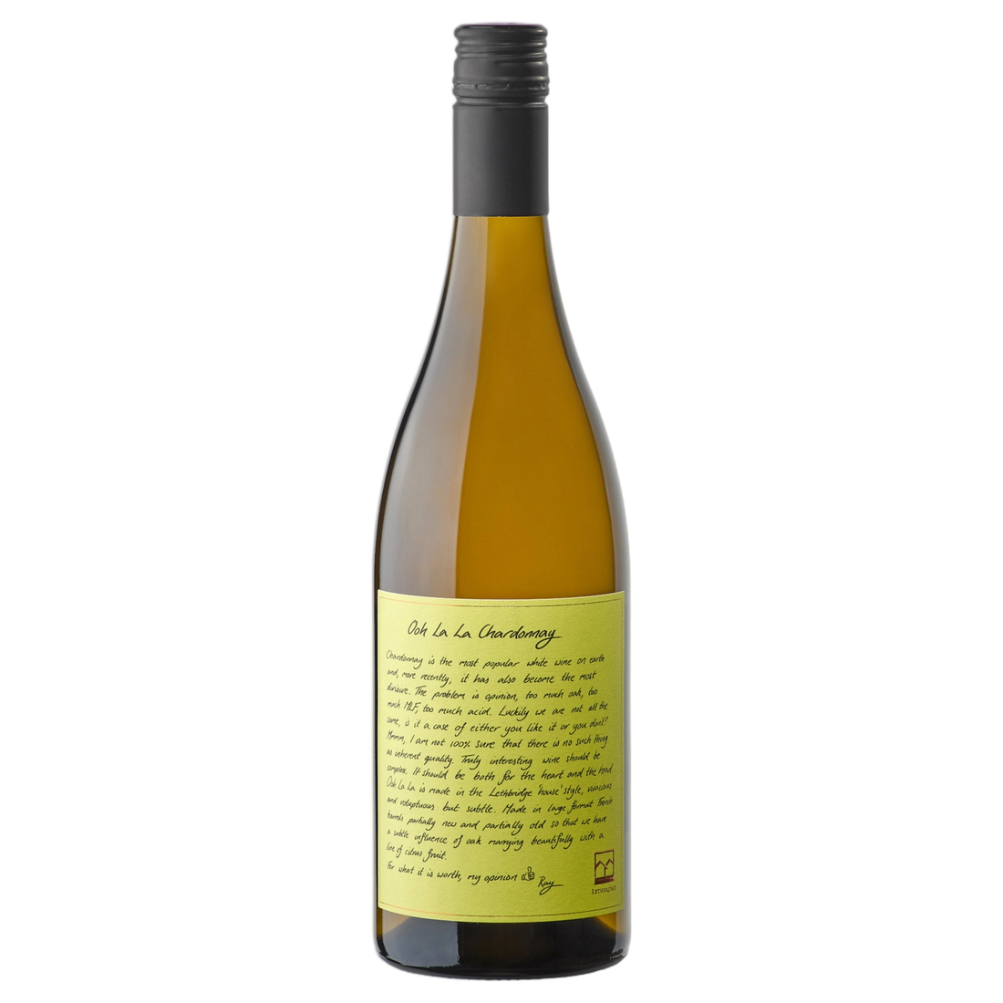 A bottle of Lethbridge Ooh La La Chardonnay 2025 750ml White Wine