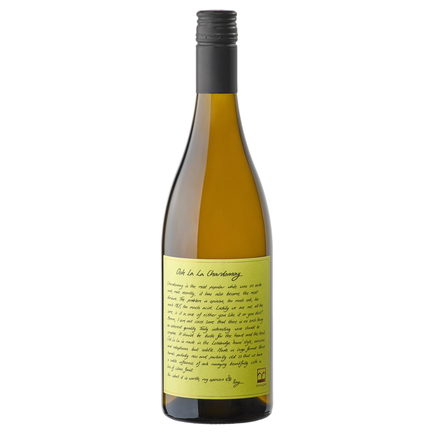 A bottle of Lethbridge Ooh La La Chardonnay 2025 750ml White Wine