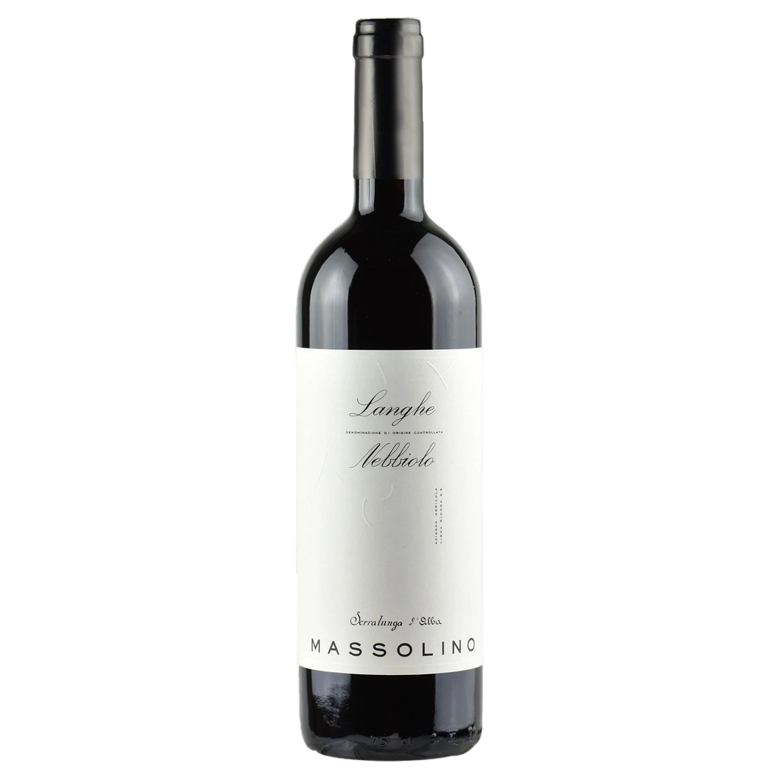 A bottle of Massolino Langhe Nebbiolo 2024 1500ml Red Wine