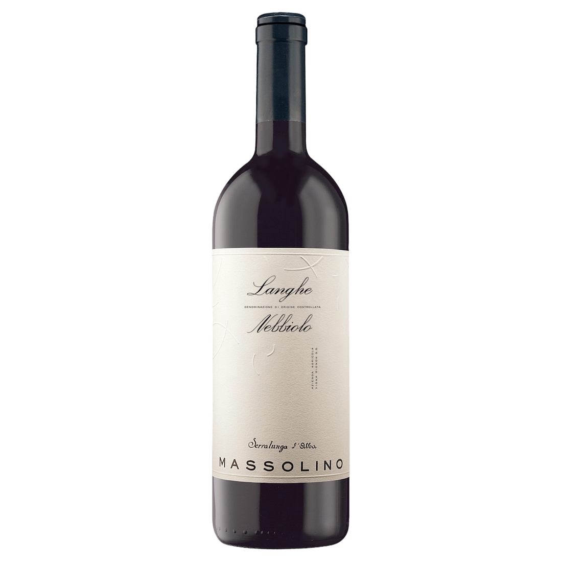 A bottle of Massolino Langhe Nebbiolo 2024 750ml Red Wine