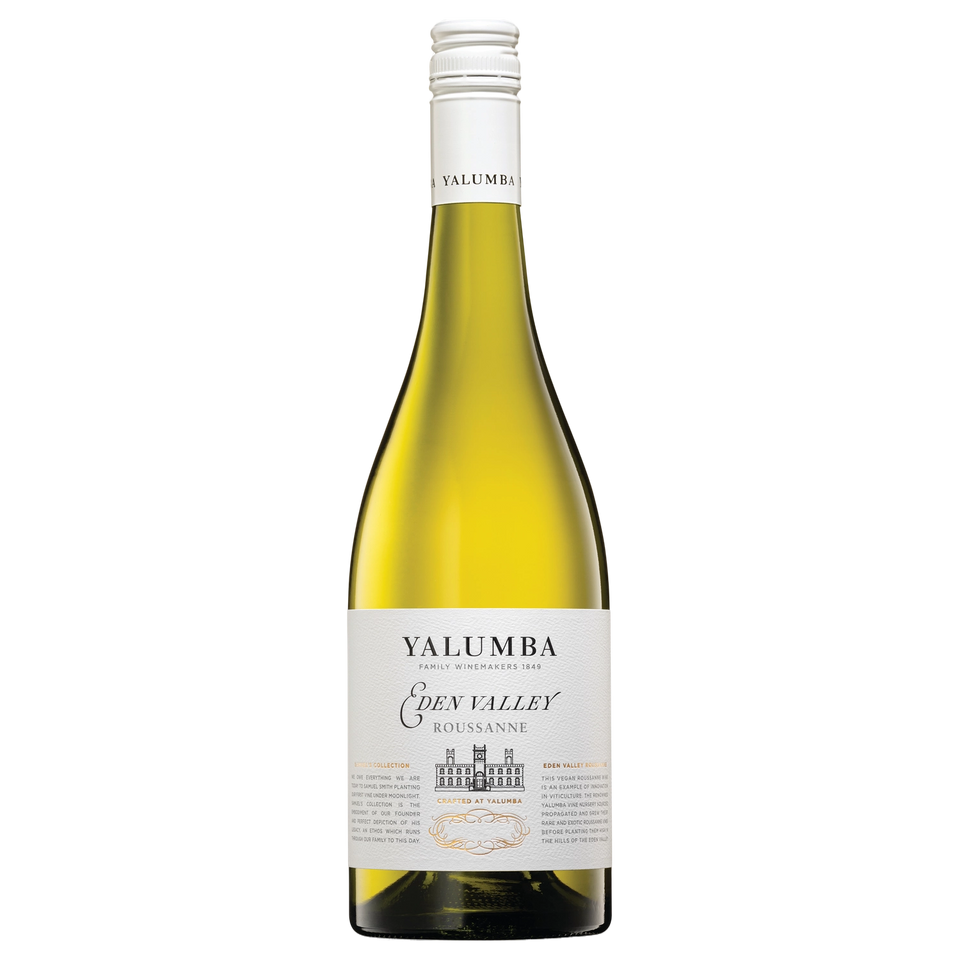 A bottle of Yalumba Samuel's Collection Eden Valley Roussanne 2025 750ml White Wine