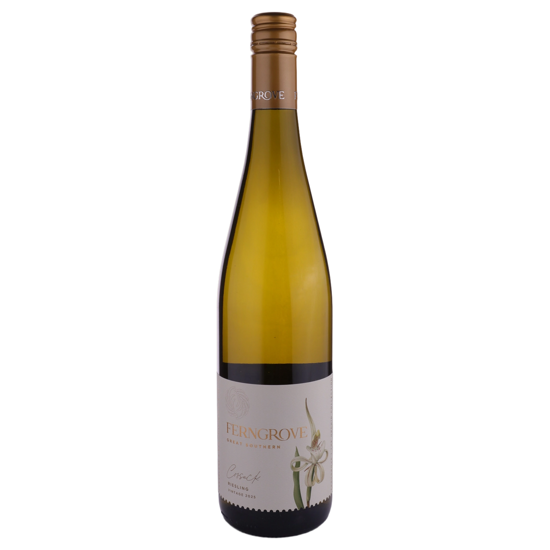 A bottle of Ferngrove Cossack Riesling 2025 750ml White Wine