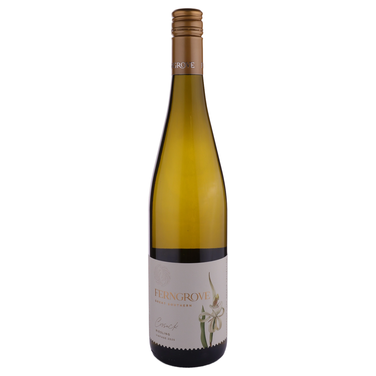 A bottle of Ferngrove Cossack Riesling 2025 750ml White Wine