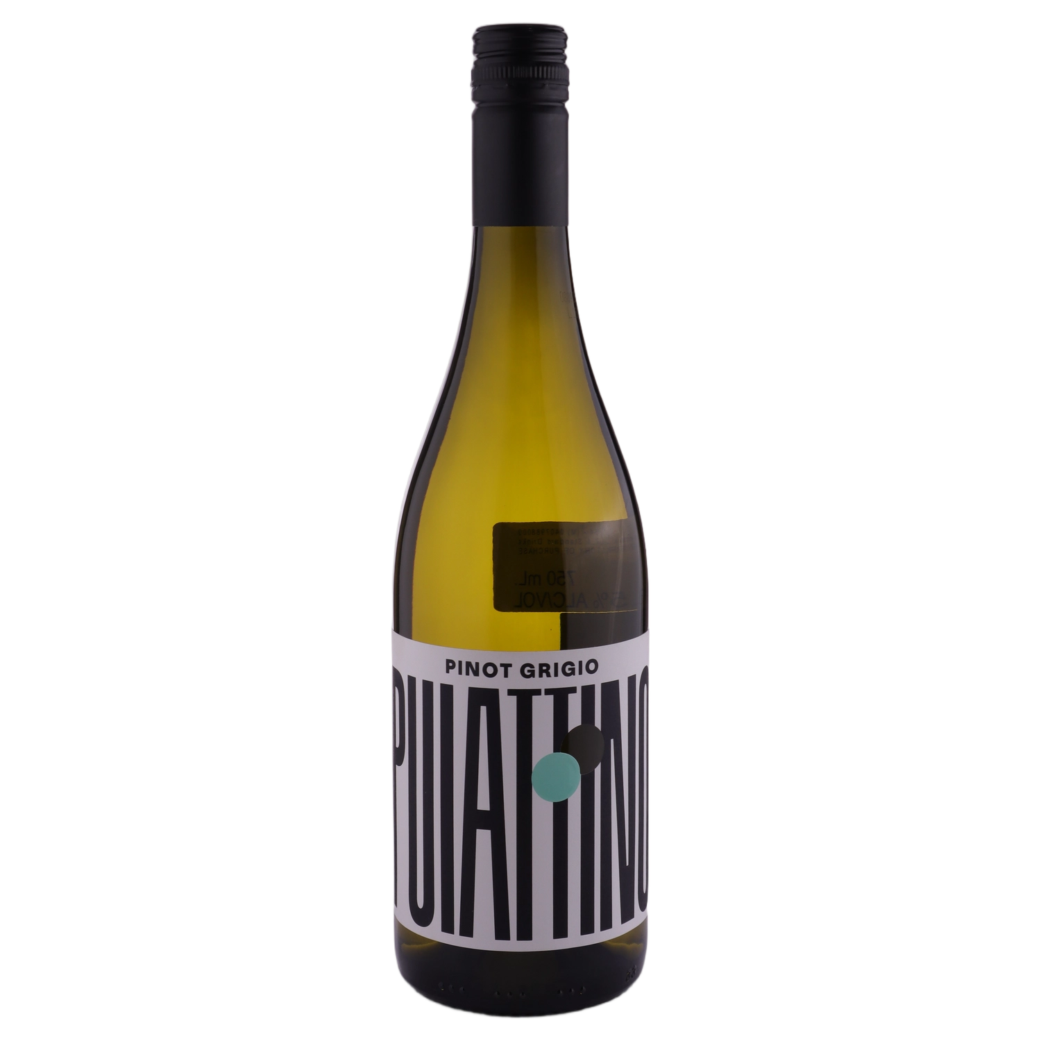 A bottle of Puiattino Pinot Grigio 2024 750ml White Wine