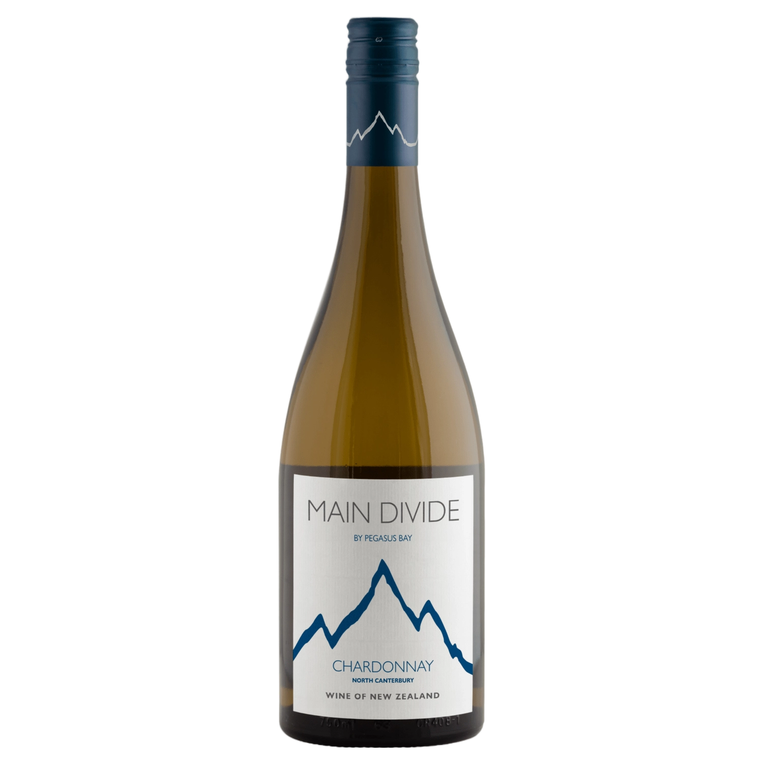 A bottle of Main Divide Chardonnay 2025 750ml White Wine