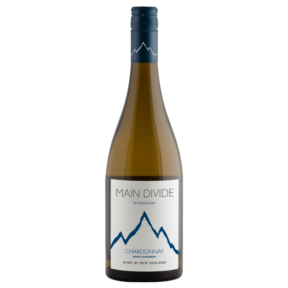 A bottle of Main Divide Chardonnay 2025 750ml White Wine
