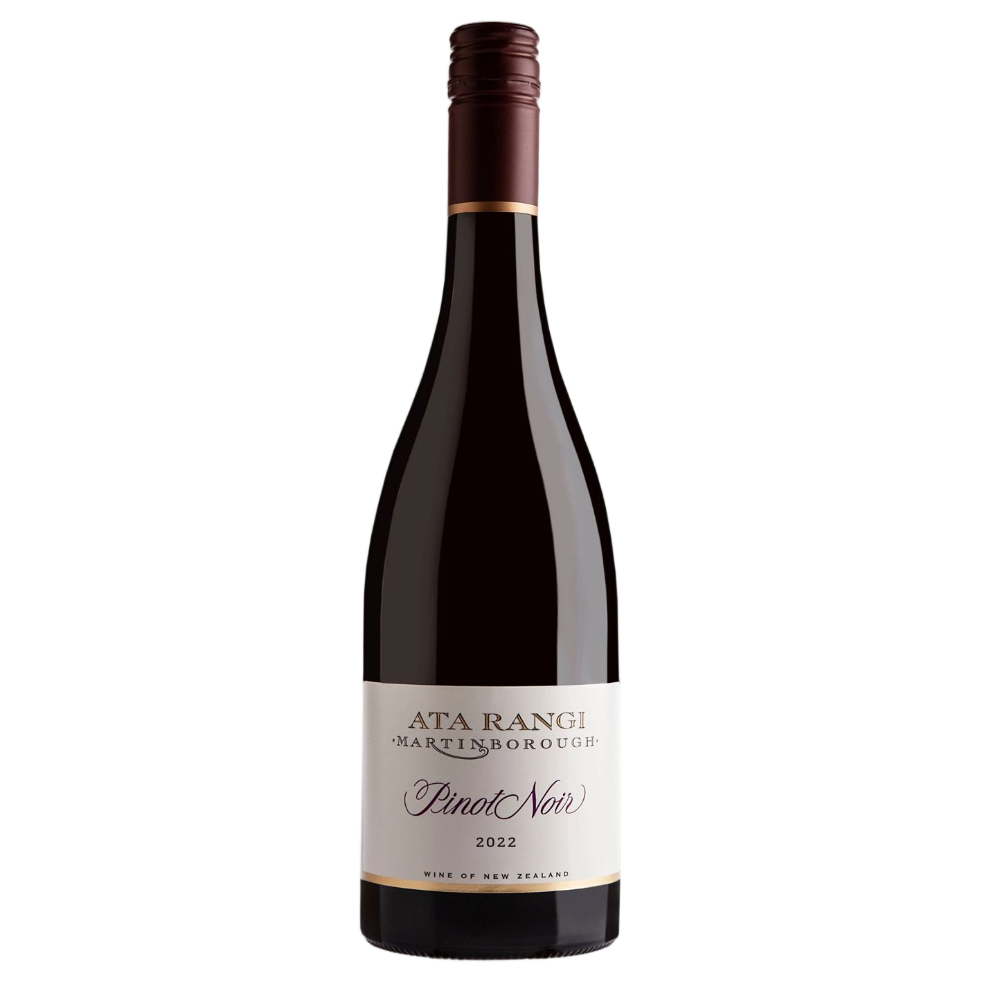 A bottle of Ata Rangi Pinot Noir 2022 750ml Red Wine