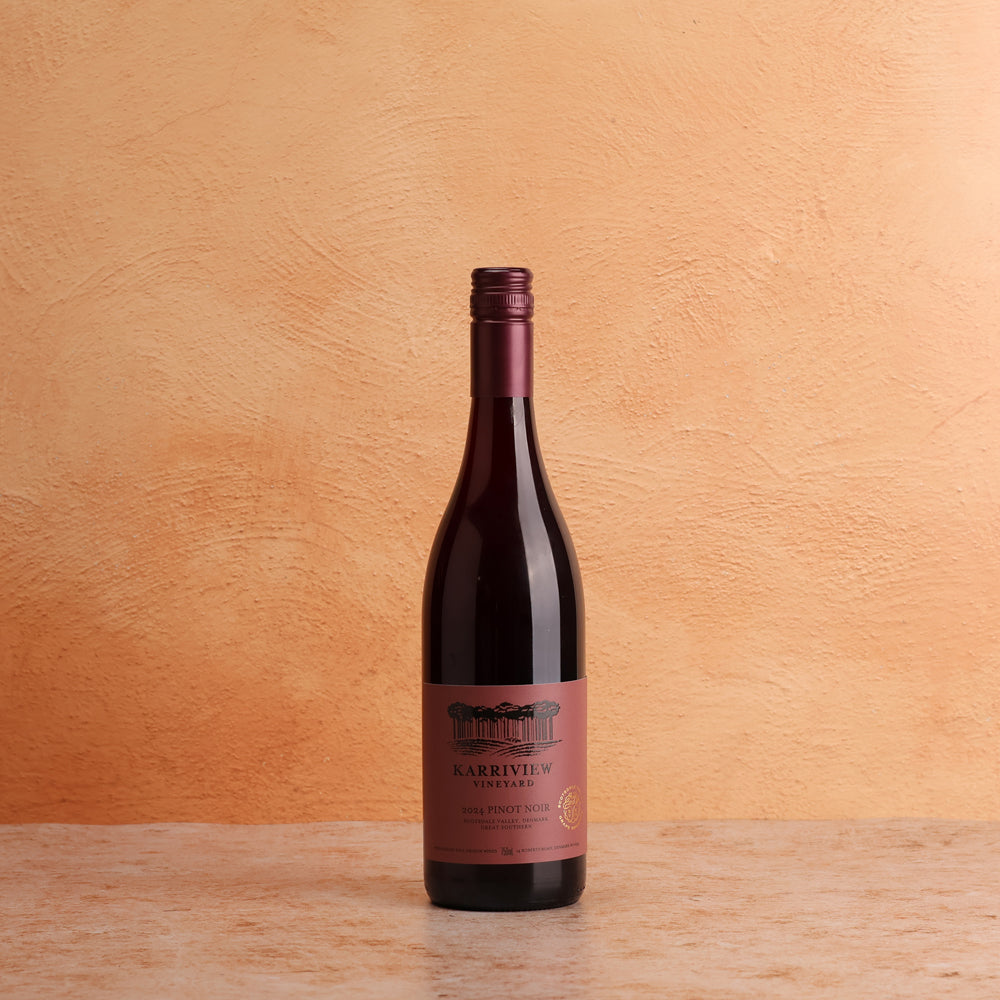 A bottle of Karriview Pinot Noir 2024 750ml Red Wine
