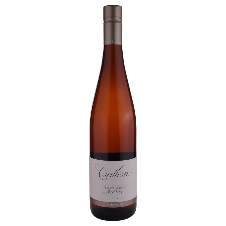A bottle of Carillion Museum Release Riesling 2016 750ml White Wine
