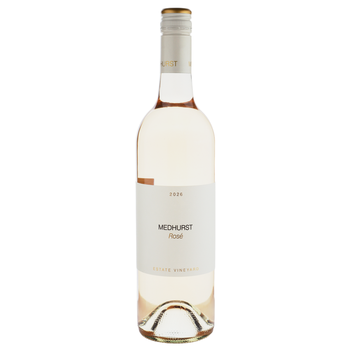 A bottle of Medhurst Estate Rose 2026 750ml Rose Wine