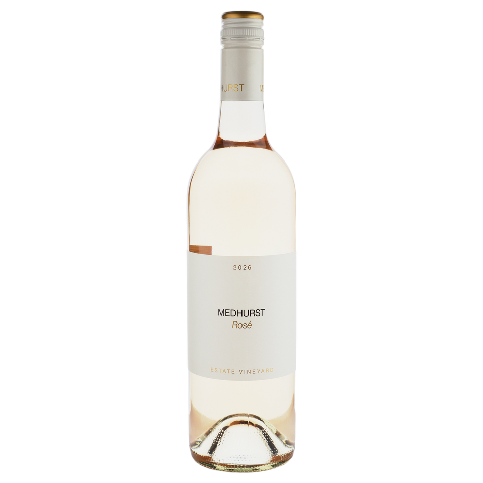 A bottle of Medhurst Estate Rose 2026 750ml Rose Wine