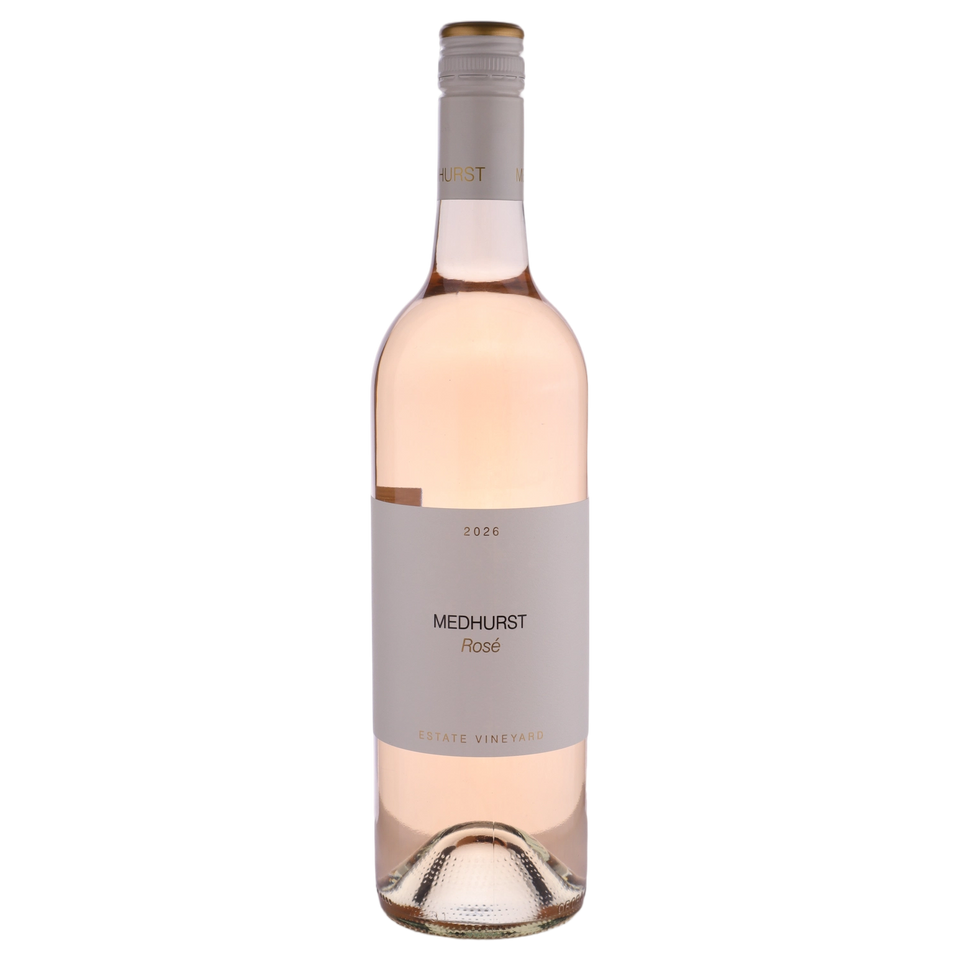 A bottle of Medhurt Estate Rose 2026 750ml Rose Wine
