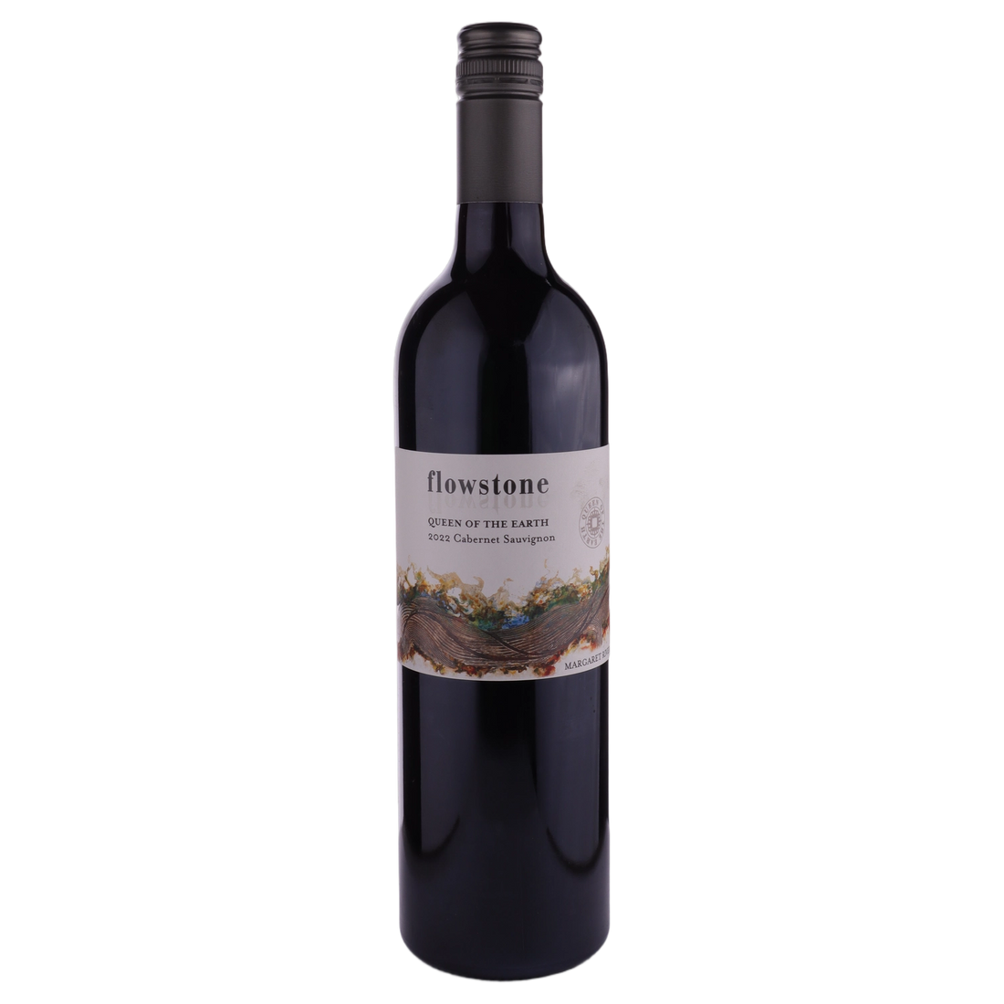 A bottle of Flowstone Queen of the Earth Cabernet Sauvignon 2022 750ml Red Wine