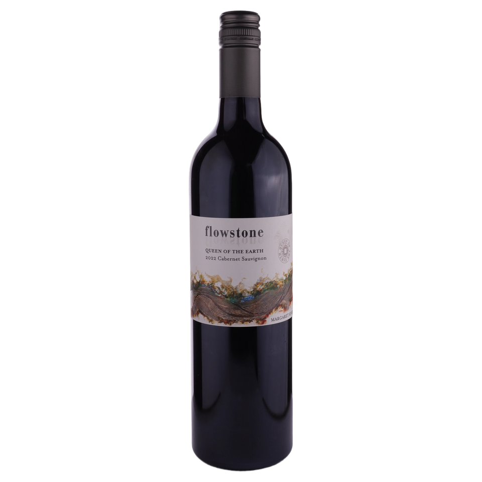 A bottle of Flowstone Queen of the Earth Cabernet Sauvignon 2022 750ml Red Wine