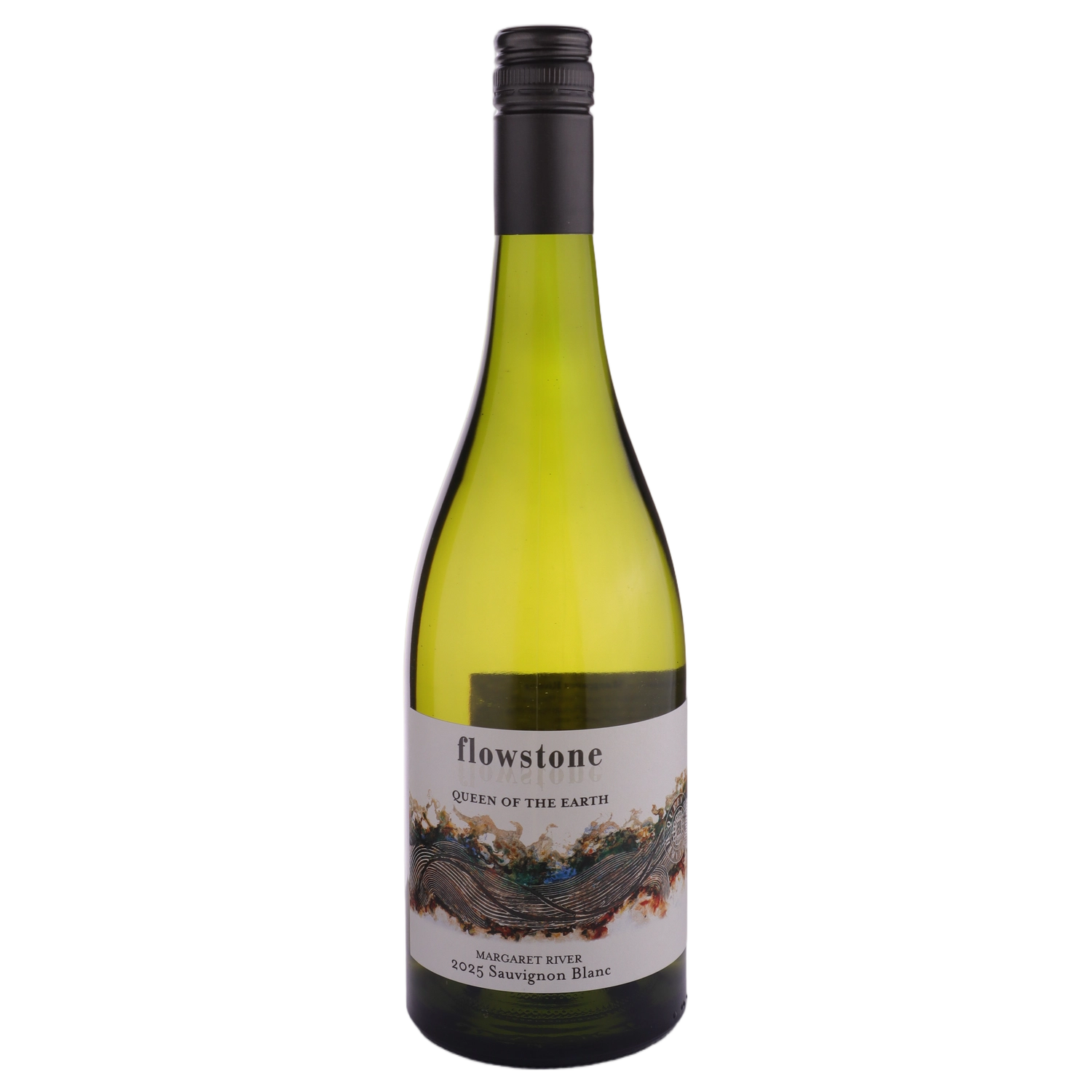 A bottle of Flowstone Queen Of the Earth Sauvignon Blanc 2025 750ml White Wine