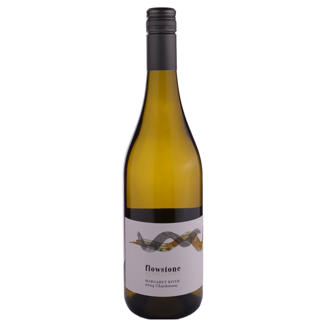 A bottle of Flowstone Chardonnay 2024 750ml White Wine