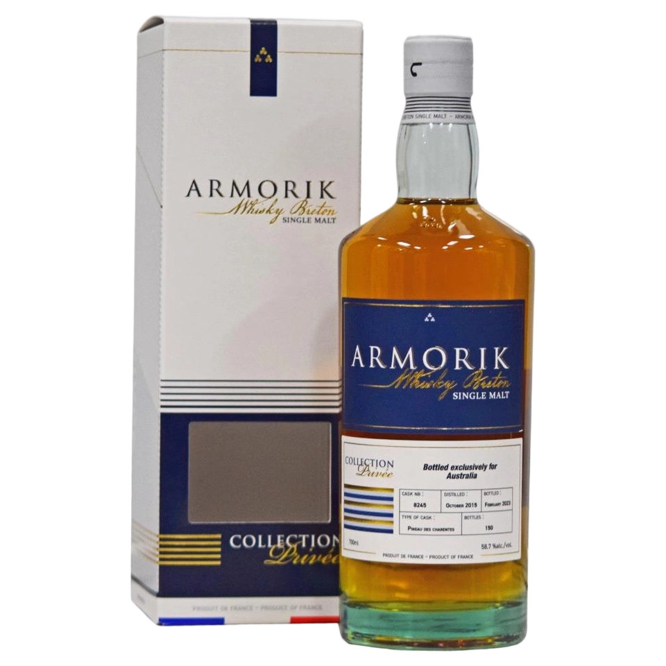 A bottle of Armorik Pineau des Charentes Single Cask 58.7% 700ml