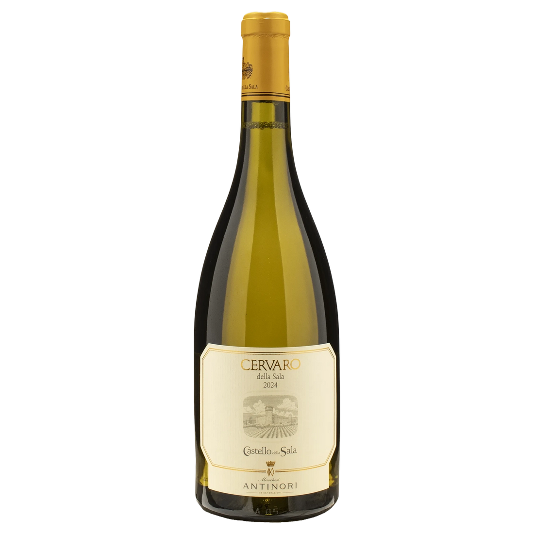 A bottle of Antinori Cervaro della Sala IGT 2024 750ml White Wine