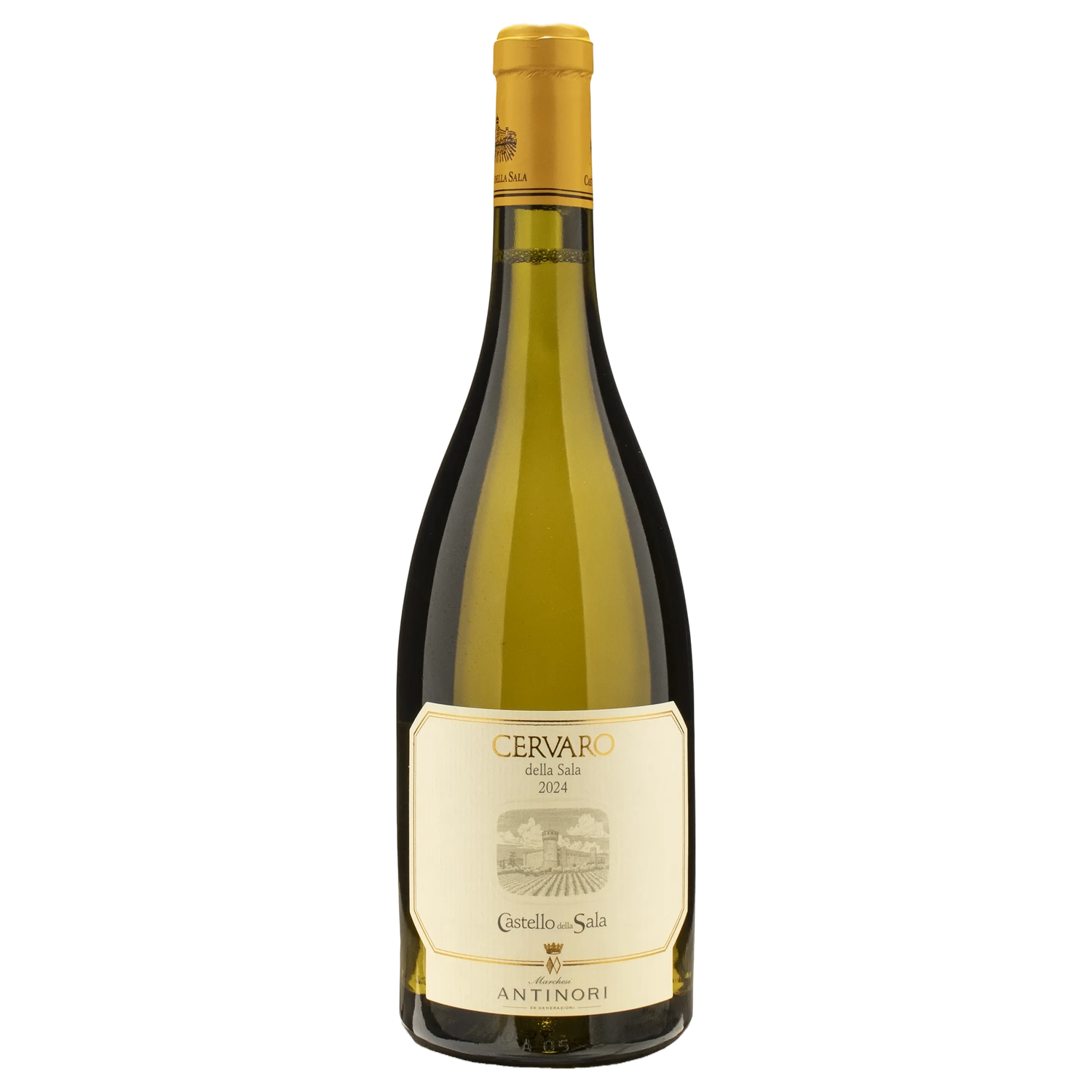 A bottle of Antinori Cervaro della Sala IGT 2024 750ml White Wine