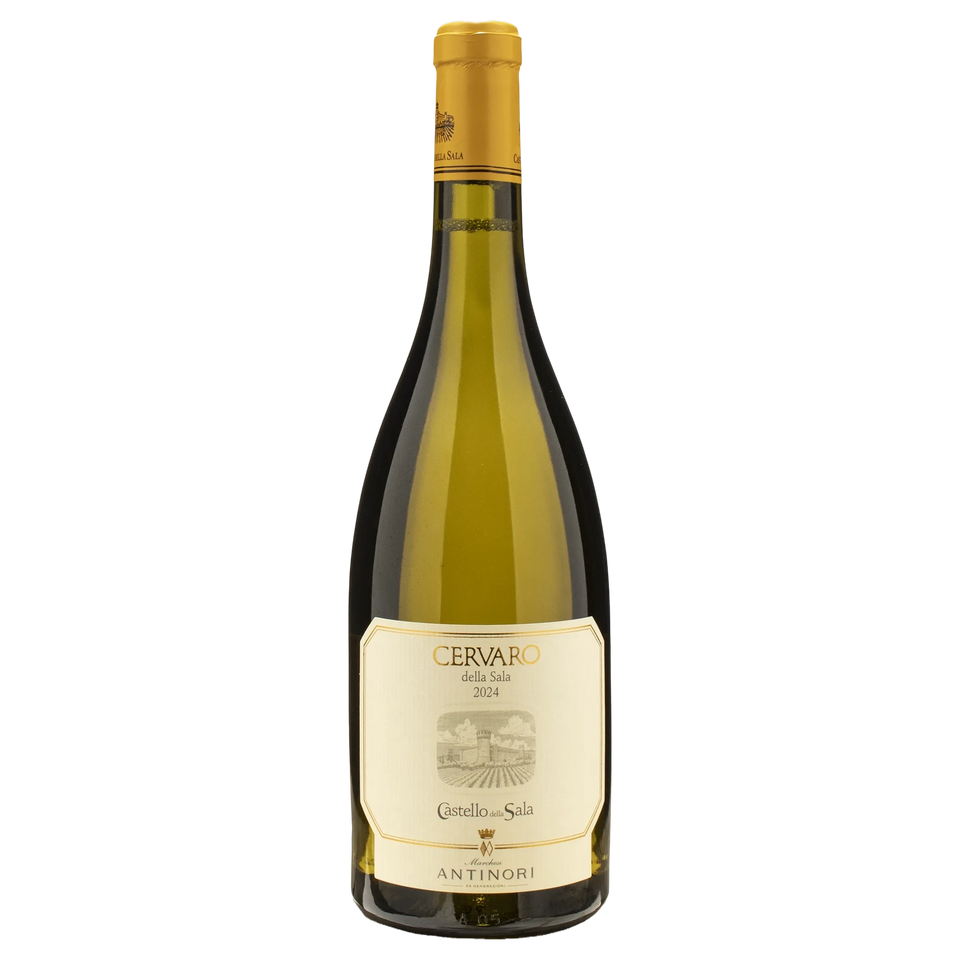 A bottle of Antinori Cervaro della Sala IGT 2024 750ml White Wine
