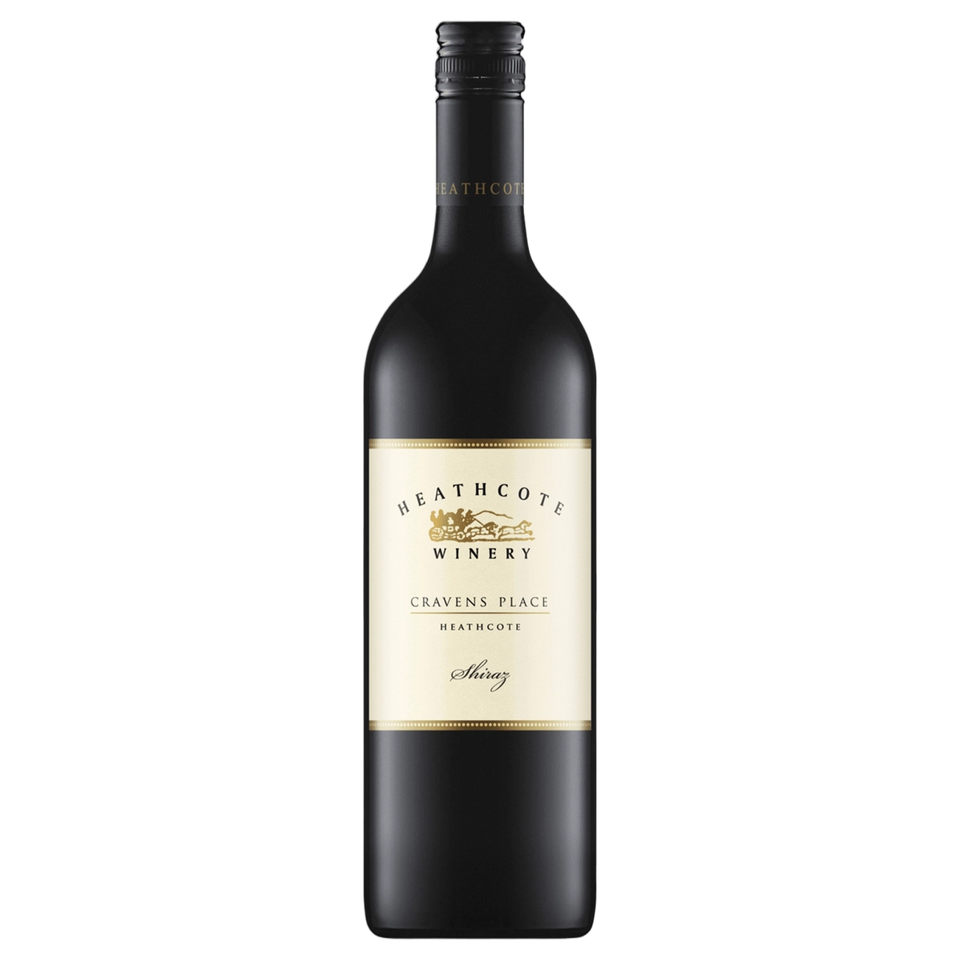 A bottle of Heathcote Cravens Place Shiraz 2025 750ml Red Wine