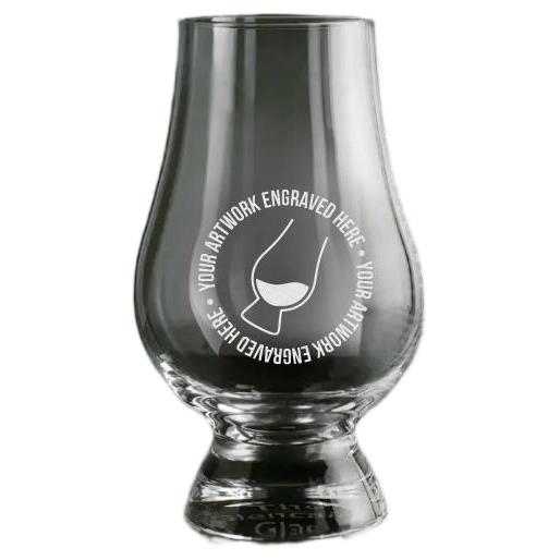 ENGRAVED Glencairn Original Crystal Whisky Glass in Carton