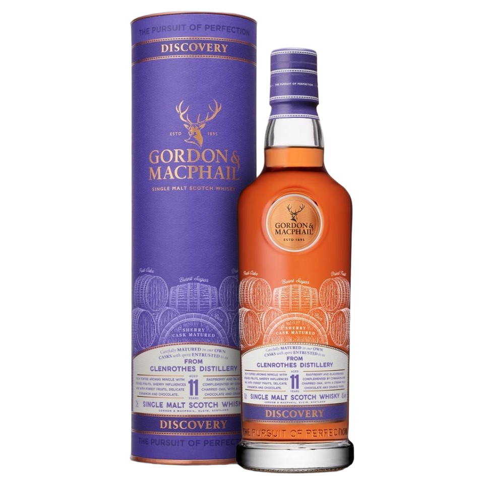 A bottle of G&M Discovery Sherry Glenrothes 11YO 43% 700ml