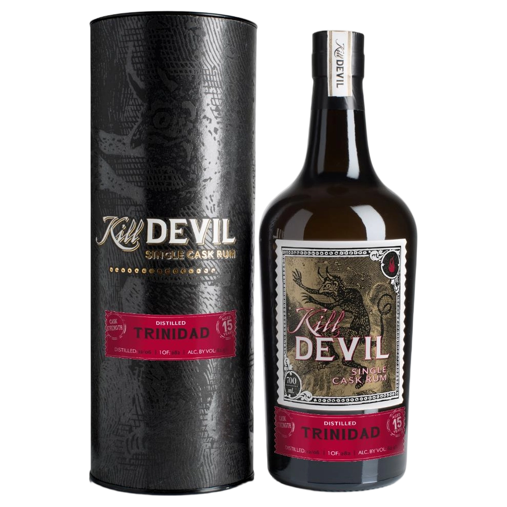 A bottle of Kill Devil Trinidad Rum 15YO 62.9% 700ml