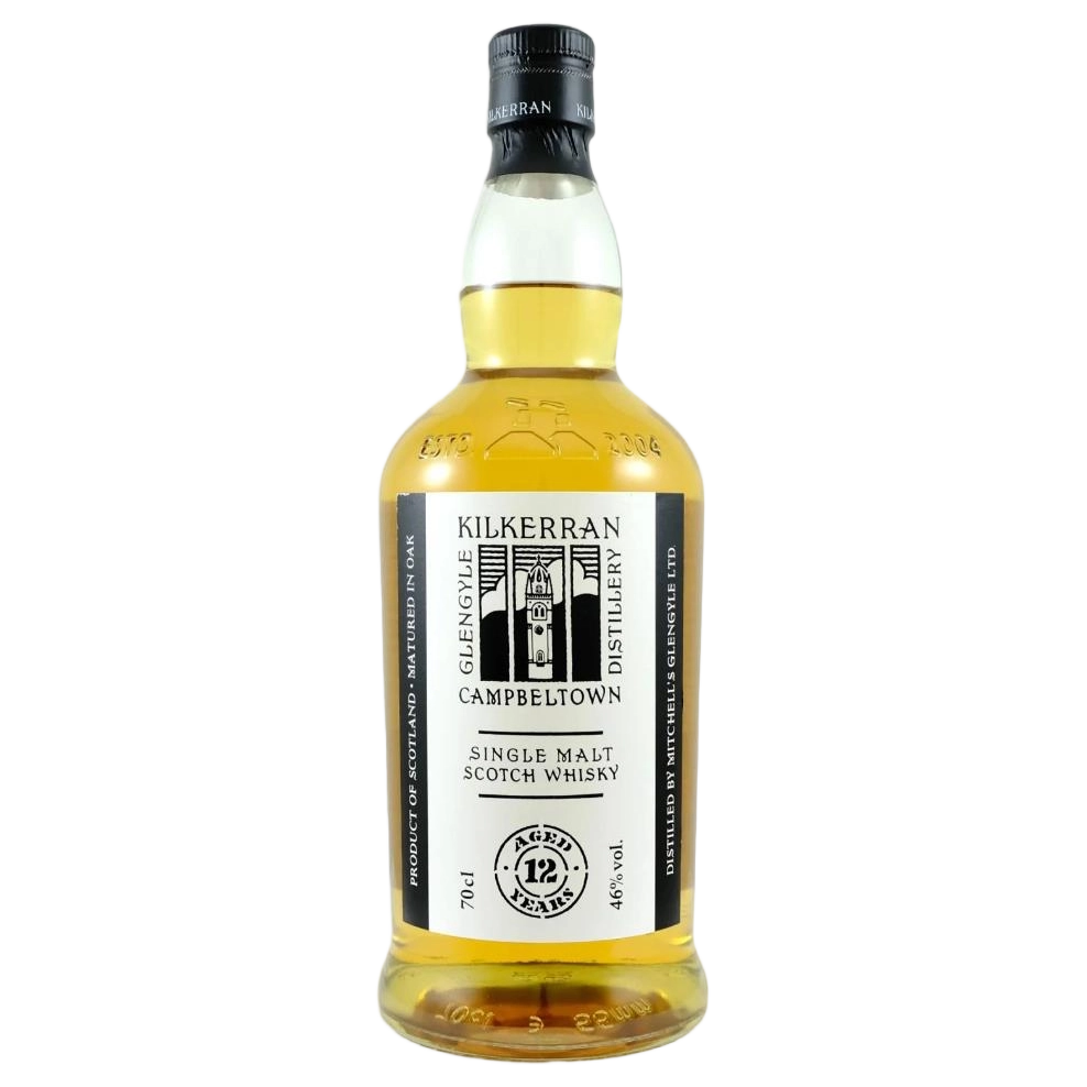 A bottle of Kilkerran 12YO Single Malt Whisky 46% 700ml