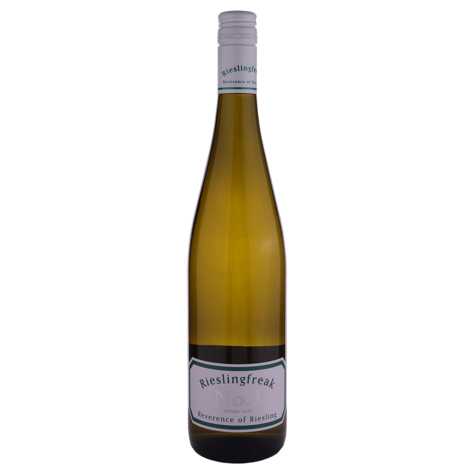 A bottle of Rieslingfreak No.3 Clare Valley Riesling 2026 750ml White Wine