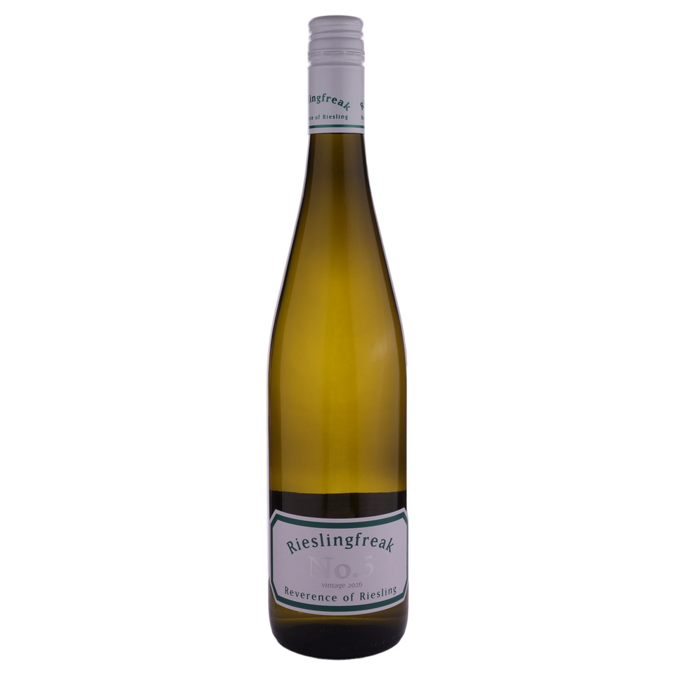 A bottle of Rieslingfreak No.5 Clare Valley Off Dry Riesling 2026 750ml White Wine