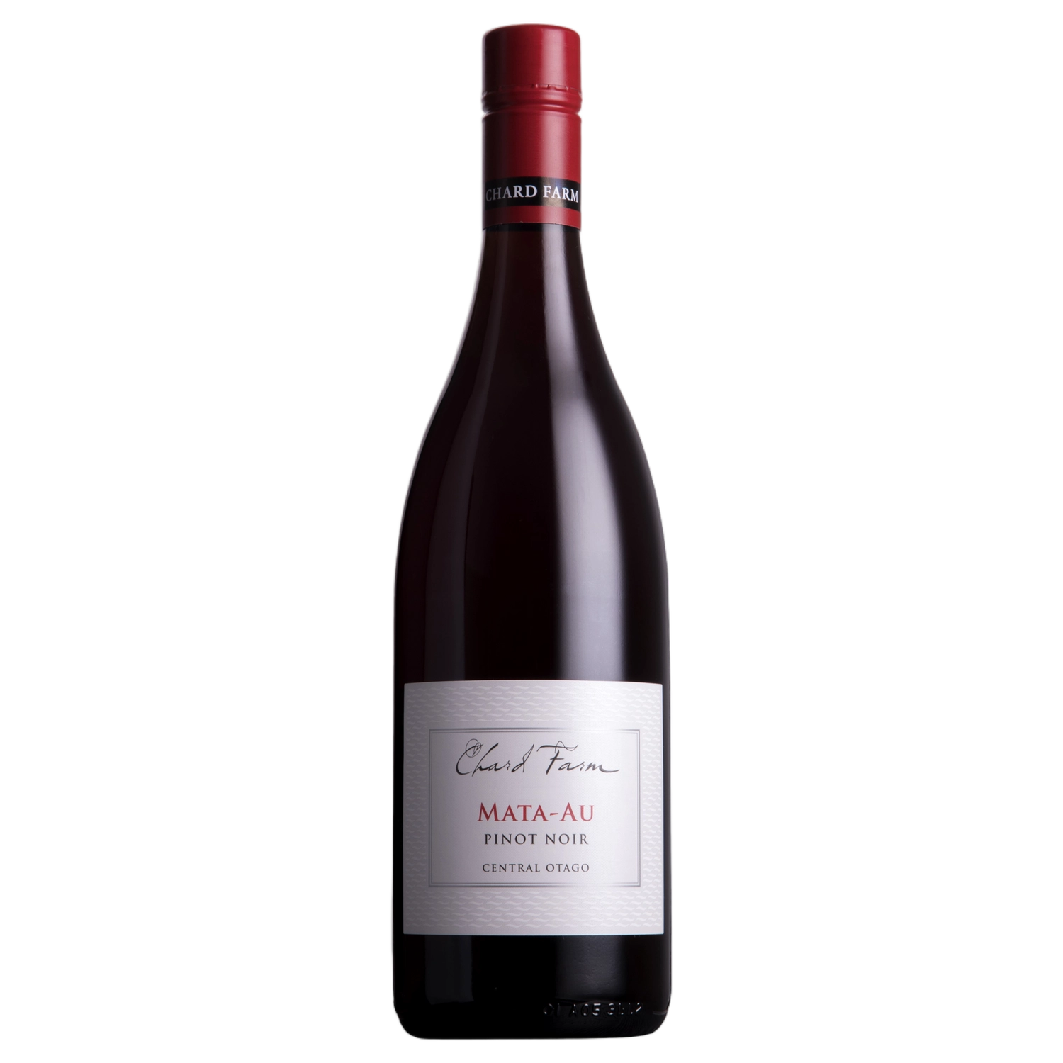 A bottle of Chard Farm Mata Au Pinot Noir 2024 750ml Red Wine