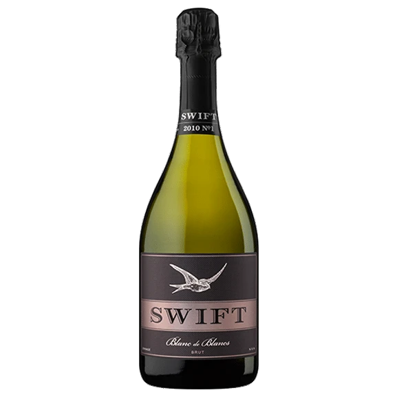 A bottle of Printhie Swift Sparkling Blanc de Blanc 2012 750ml Sparkling Wine