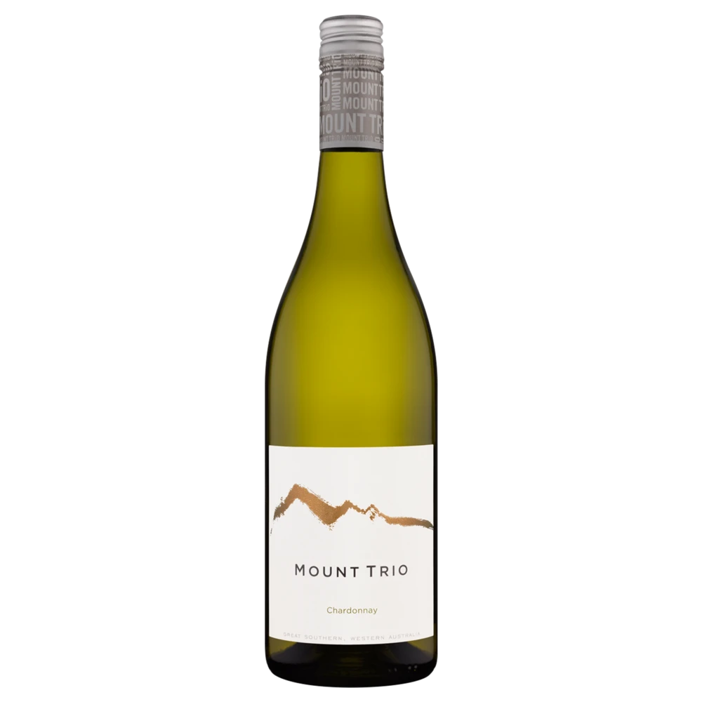 A bottle of Mount Trio "Regional" Chardonnay 2025 750ml White Wine