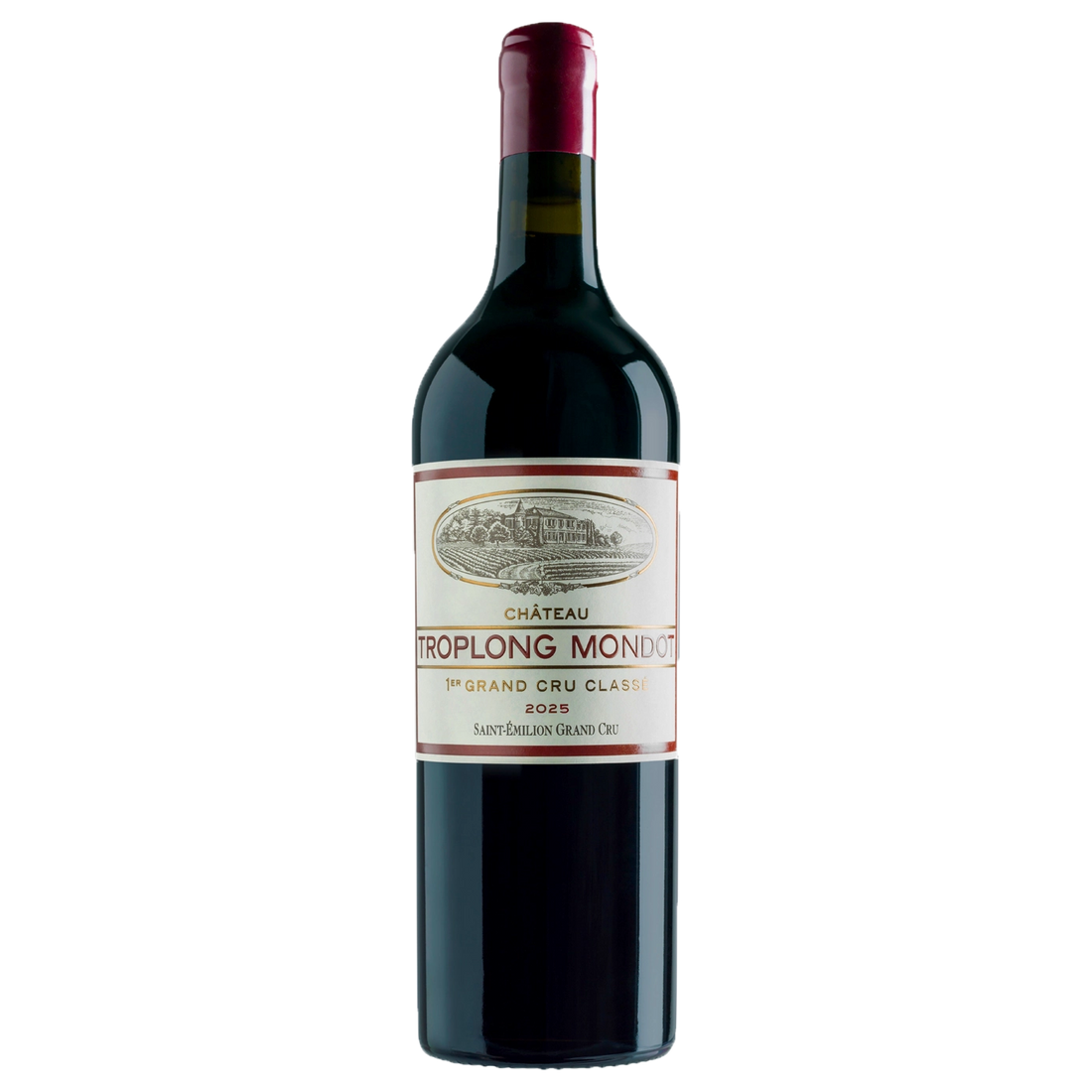 A bottle of Troplong Mondot 1985 750ml Red Wine