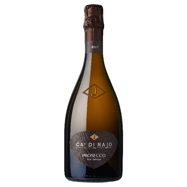 A bottle of Ca'Di Rajo Prosecco DOC Treviso Extra Dry NV 750ml Sparkling Wine