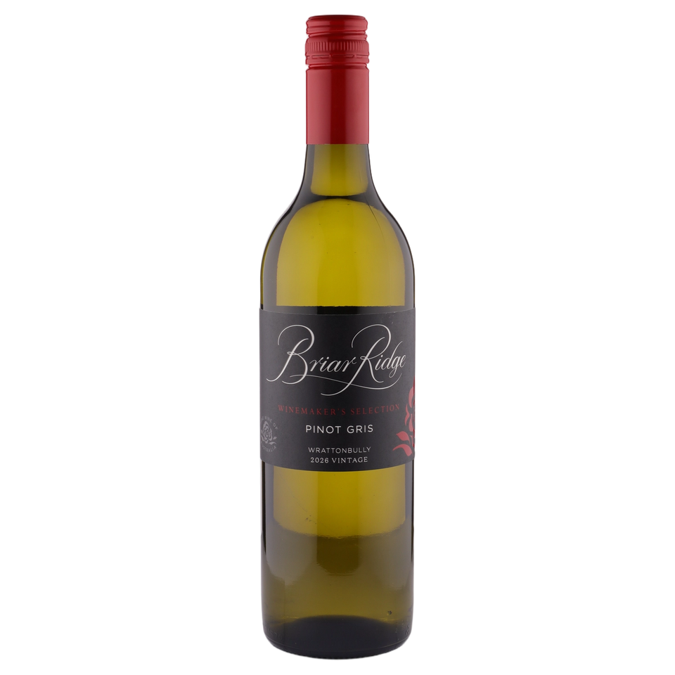 A bottle of Briar Ridge Winemakers Selection Pinot Gris 2026 750ml White Wine