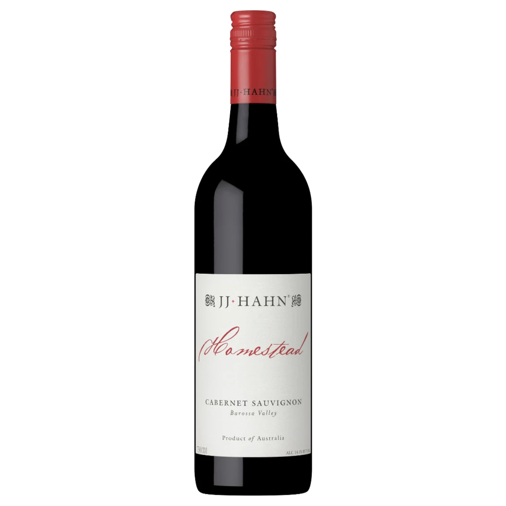 A bottle of JJ Hahn Homestead Cabernet Sauvignon 2023 750ml Red Wine