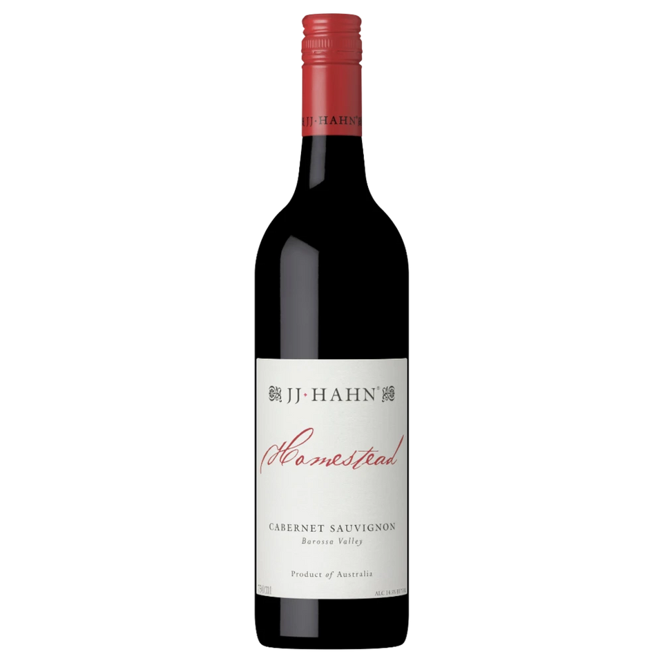 A bottle of JJ Hahn Homestead Cabernet Sauvignon 2023 750ml Red Wine