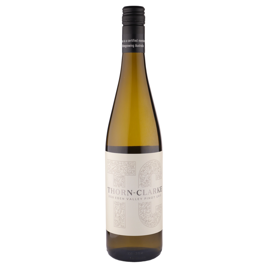 A bottle of Thorn Clarke Pinot Gris 2026 (BIC finalist) 750ml White Wine