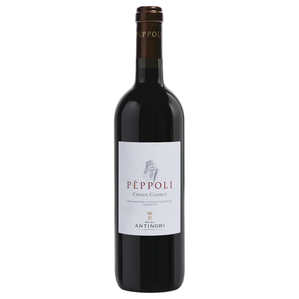 A bottle of Antinori Pèppoli Chianti Classico DOCG 2024 375ml Red Wine
